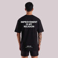 Improvement is my religion training tees oversize  t shirt boxy fit  from Unproven 