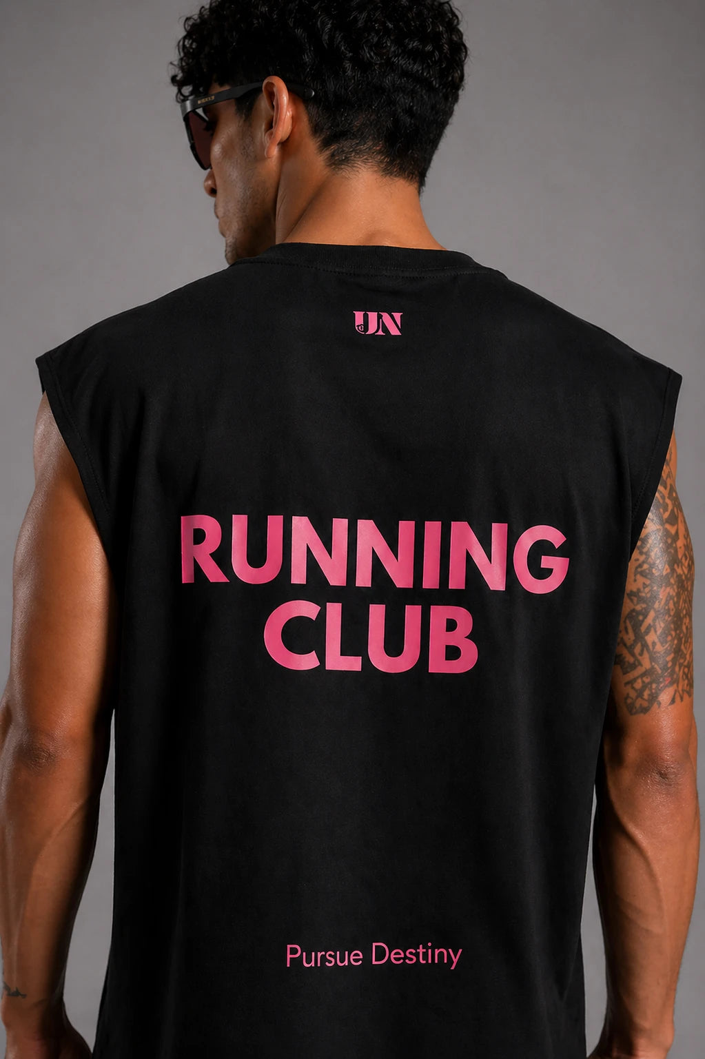 Running Club boxy running tank top designed for runners and endurance training